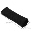 Tough As Nails Anti Cut Protective Arm Sleeves Garden Welding And Mechanics Heavy Duty Daily Grind Armor Elastic Fit Durable Work Guards Two Pack, black sleeve, 20cm long, cut resistant for outdoor jobs.