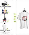 Schematic showing Top Value Sublimation Paper 4x9.5 Inches For Inkjet Printers No Cutting Mug Transfers Perfect For DIY Christmas Gifts.