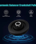 Direct Fit Harmonic Balancer Crankshaft Pulley For Honda Accord 1990 To 1993 Passport 1994 To 1996 Prelude 1992 To 1996