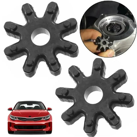 Upgrade Your Ride With This Sweet 30Pc Flexible Steering Coupler Kit Perfect For Hyundai I30 To Rock Smooth Steering And Keep Your Drive Tight Without No Wobbles Or Loose Connections. Black rubber steering coupler kit for Hyundai I30, shown with car install