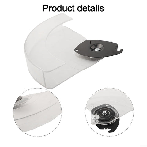 10 Inch Transparent Blade Guard For Miter Saw Replacement Safety Cover For Aluminum Cutting Machines Easy Install Durable Plastic