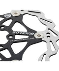 Close-up of Floating Disc Brake Rotor 160mm 180mm 203mm Stainless Steel with 6 bolts for road and mountain bikes.