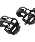 Ride Ready Aluminum Bike Pedals With Toe Cages, Universal Nine Sixteenths Inch Spindle Replacement For Peloton and Spin Bikes