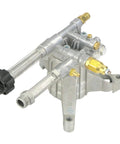 AR 2600 PSI Pressure Washer Water Pump Replacement for Troy Bilt 020568, side view with metal casing and connectors