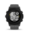 Beefy Rugged Dive Computer Watch With Sapphire Lens And Monochrome Display, 25 Hour Dive Battery, GPS Tracking, Slate Gray