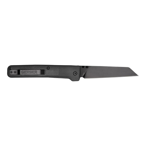 Pledge Pocket Knife With Pocket Clip 3.7 Inch Full Panel Plain Edge Folding Knife With Stainless Steel Blade Textured Grip Omni Gray