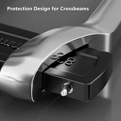 Close-up of Heavy Duty Carbon Steel Two Jaw Gear Puller With Reversible Bearing Separator Tool detailing protection design for crossbeams.