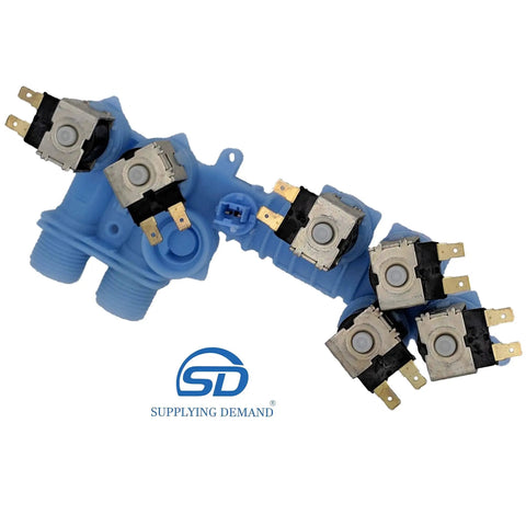 Model Specific Washer Water Inlet And Dispenser Valve Replacement W10326913 W10853723 For Select Front Load Clothes Washers