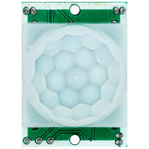 Close-up front view of Three Pack HC SR501 PIR Motion Sensor Modules for Raspberry Pi and Arduino DIY Projects Infrared Human Detection