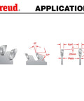Diagram showing the kerf and angle details of the 12 Inch Aluminum Cutting Blade With TiCo Carbide For Non Ferrous Metals, Thin Kerf 0.110 Inch, 96 Teeth.