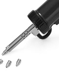 Automatic Desoldering Pump Vacuum Solder Sucker Portable Electric Desoldering Tool 110V 30W with three suction tips