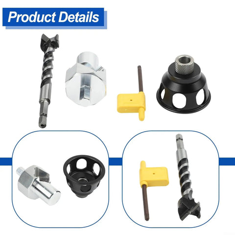 Built Tough Vertical Drill Guide Aluminum Alloy Positioning Jig For Precision Woodworking Doweling With Interchangeable Bushings components.