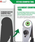 Deutsch DTM Connector Crimp Tool Kit Pro Grade With 104 solid contacts and 2 to 12 pin plug connectors, showing tool design.