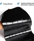 Heavy Duty Asphalt Crack Repair Tape And Concrete Sealant showing a hand holding the flexible self-adhesive bitumen patch.