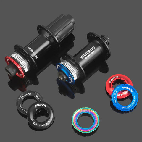 Centerlock Rotor Lockring For Disc Brakes Internal Spline CNC Aluminum Built Tough Lock Ring For 9mm QR And 12mm Thru Axle Hubs