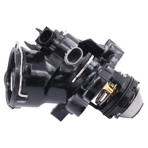 Mercedes Benz Engine Coolant Thermostat Assembly With Housing Gasket Direct Fit For C250 And SLK250 2012 2015 side view