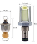 6.0 Powerstroke Injector Pressure Regulator And ICP Sensor Replacement dimensions for 2003-2010 Ford Super Duty