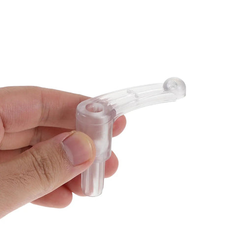 4 Piece Plastic Candy Machine Gear Assembly With Wear Resistant Lever, Universal Gumball And Candy Dispenser Parts Replacement, Fits Most Machines, No Fuss Install, Durable Turntable Gear, clear plastic lever close-up