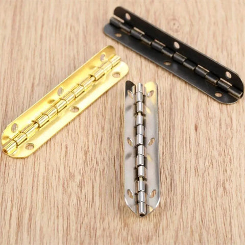 Antique Bronze Wood Box Hinges 4 Pack 65 By 15mm Gold Cabinet Hardware For Jewelry Chests Dollhouse Doors Windows Old School Vintage Rustic