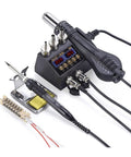 2 In 1 Soldering Iron And Hot Air Rework Station With LCD Digital Displays 750W 110V SMD PCB IC Repair Tool set