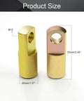 Heavy Duty Iron Cylinder Clevis Y Joint With M12x1.25 Female Thread, 62mm Length, 2 Pack Pneumatic Y Connector For Air Cylinders In Chemical, Textile, Electronics Industry, 40mm bore