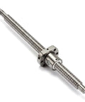 C7 SFU1204 Ball Screw With 1204 3 Ball Nut 12mm OD 4mm Pitch Right Hand Thread End Machined Linear Motion Component 250mm Travel Rail