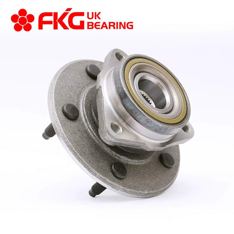 Front Wheel Bearing Hub Assembly For 2000 2001 Dodge Ram 1500 4WD Front Left Or Right 5 Lug No ABS Replacement Set Of 2