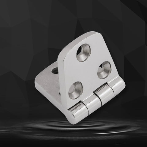 316 stainless steel marine hinge for boat hatch, heavy-duty, 3 in x 1.5 in with screw holes