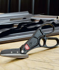 12 Inch Offset Aluminum Hand Snips For Sheet Metal Lightweight Tin Snips With Fast Cut Speeds And Superior Maneuverability Cuts Tight Radii Cleanly Durable Ergonomic Grip For Pro Grade Metalworking Ideal For Ductwork And Any Fast Clean Sheet Metal Job on a wooden surface