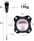 Diagram showing 2 In 1 Soil pH And Moisture Tester With 12 Inch Long Probe For Plants Garden Lawn Farm Greenhouse Accurate