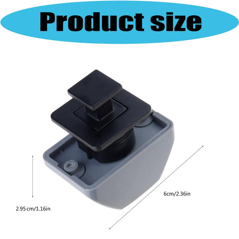 Premium Erosion Resistant Alloy Push Button Latches For Campers Trailers Yachts And Boats Marine Grade One Touch Locking Mechanism