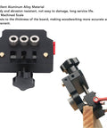 Pro Grade Self Centering Doweling Jig Kit With 6Mm 8Mm 10Mm Drill Bits Aluminum Alloy Portable Wood Dowel Punch Locator