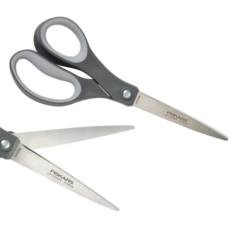 Left-Handed Titanium Scissors With Soft Grip Handle For Comfort And Precision, 8 Inch Stainless Steel Blades Built For Day-To-Day Home And Office Tasks Like Paper Cardboard Photos And More.