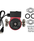 Stainless Steel Hot Water Circulator Pump Replacement for UPS15-55SFC 59896773 with flange connection and installation hardware.