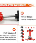 Amazon car dual camshaft locking tool kit with red and black clamp and threaded steel screw