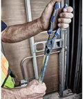 Locking Pliers With Fish Tape Puller Lineman Style Heavy Duty Tool For Cutting And Pulling Induction Hardened Edges in use