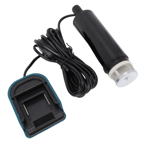 500 Gph Battery Powered Portable Submersible Sump Pump With Abs Build And Clog Fighting Sediment Filter Delivering Slick Water Flow