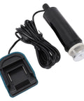 Cordless Battery Powered Submersible Sump Pump Delivers Slick 500GPH High Flow And Solid 16 Foot Lift Rated Tough Abs Build With Fine Sediment Screen Fast Track Pool Drainage Basement Leak Cleanup And Garden Yard Moves with charger and cable