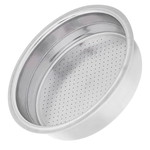 Pressurized Filter Basket In Stainless Steel For Espresso Machines Barista Grade Single Cup Accessory.