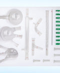 32 Piece Lab Glassware Kit For Distillation And Essential Oil Making With 24 40 Joint 1000ml Round Bottom Flask 1 Neck 250ml