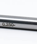 0.061 To 0.250 Inch Pin Gage Set With 190 Pieces In Plastic Case For Precise Hole Diameters And Hole Location Spacing Heat Treated To 60 To 62 RC Centerless Lapped Tolerances Of 0.0002 Inch, 0.250 pin gage