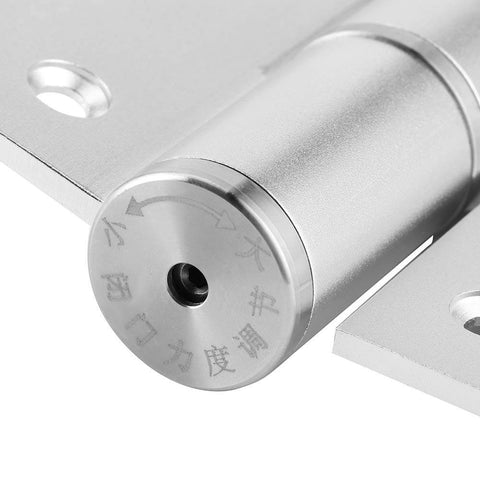 Close-up of E Type Concealed Door Hinge With Hydraulic Automatic Closing And Damping Aluminum Construction Adjustable Speed