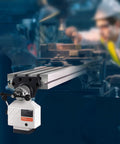 Heavy Duty X Axis Power Feed For Bridgeport Knee Mills Hella Smooth Operation 110V Electric Milling Machine Upgrade adjustable control detail.