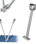 Sheet Metal Bender And Hand Seamer For 0.8 To 1 mm Metal 90 To 180 Degree Adjustable Roofing Tool, side view and usage