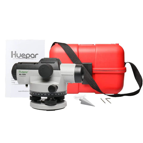 32x Automatic Optical Level With Self Leveling Magnetic Dampened Compensator And Transport Lock For Pro Grade Height Distance