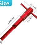 Pro Grade Ignition Switch Housing Alignment Tool For 2014 To 2020 Touring Motorcycles Red Aluminum Alloy Construction