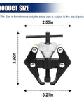 Heavy Duty Battery Terminal And Wiper Arm Puller Pro Grade Adjustable 35 To 85mm tool with product dimensions displayed