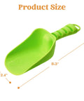 Colorful Beach Shovels For Kids Set Of 4 Durable Plastic Sandbox Toys With Scoops For Toddlers Outdoor Play No Sharp Edges Safe Non Toxic