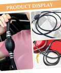 High Flow Gas Siphon Hose No Spill For Quick Liquid Transfer Hand Pump Siphon, black NBR rubber 12mm hose