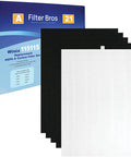 Replacement HEPA Filter A 115115 for Winix PlasmaWave with visible carbon pre-filters and packaging